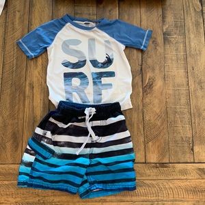 Boys Old Navy Swim Set